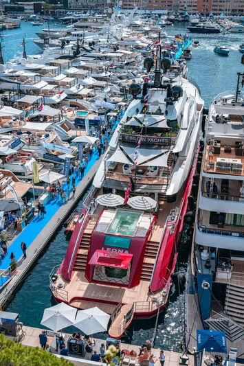 a boat with many people on it aboard LEONA Yacht for Sale