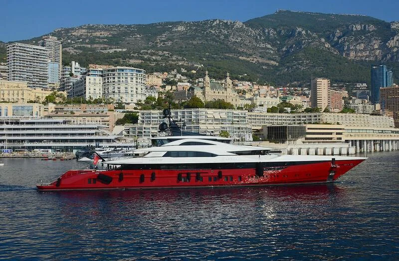 a boat on the water aboard LEONA Yacht for Sale