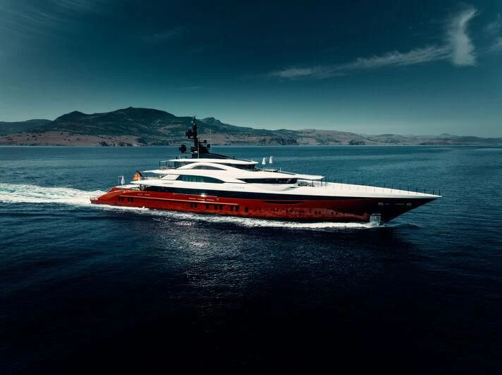 a boat on the water aboard LEONA Yacht for Sale