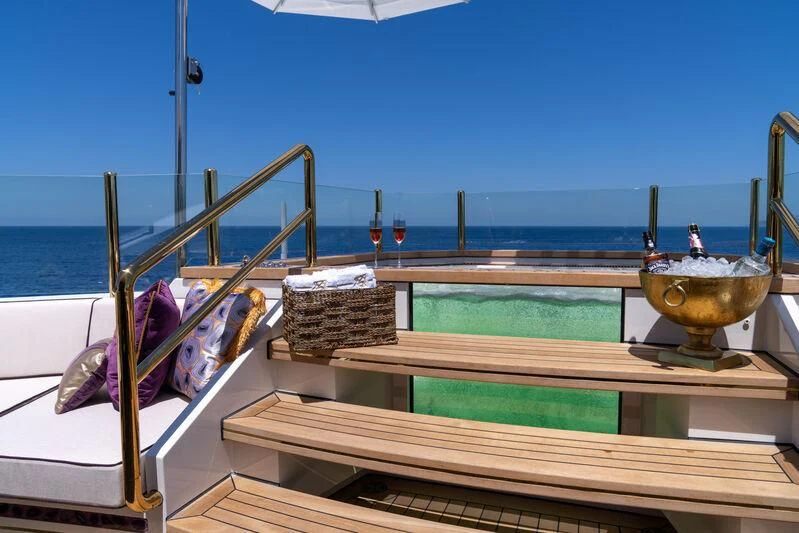 a boat on the water aboard LEONA Yacht for Sale