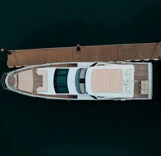 a white rectangular object with a white square on it aboard AZIMUT GRANDE 27/16 Yacht for Sale