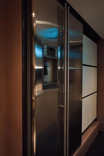 a large glass door aboard AZIMUT GRANDE 27/16 Yacht for Sale