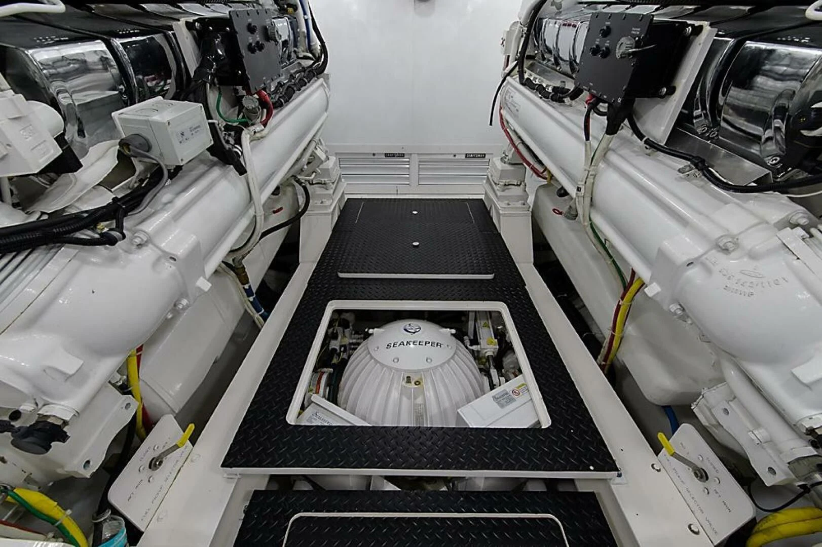 a close-up of a machine aboard INSTIGATOR Yacht for Sale
