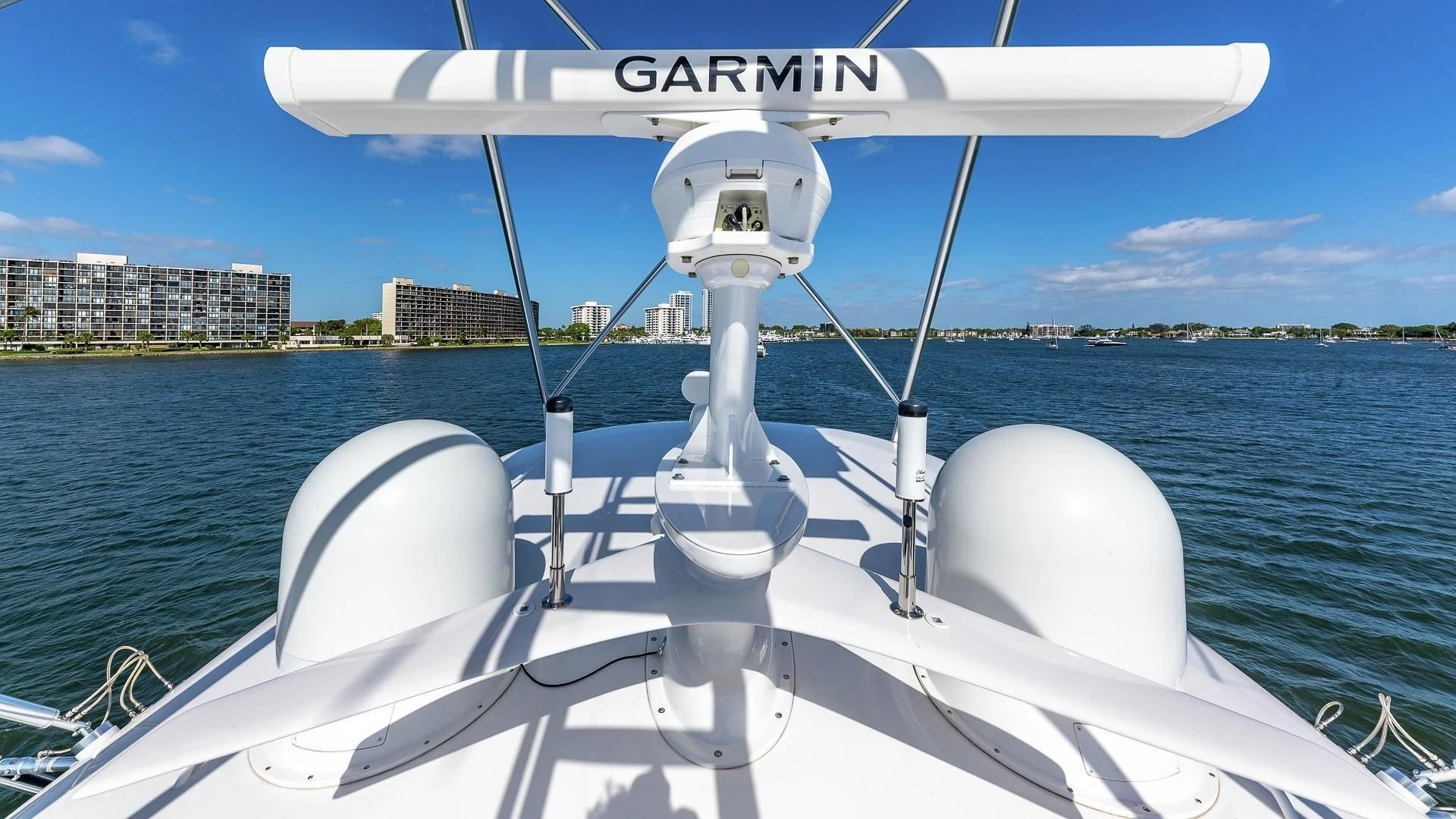 a boat on the water aboard AUSSIE RULES Yacht for Sale