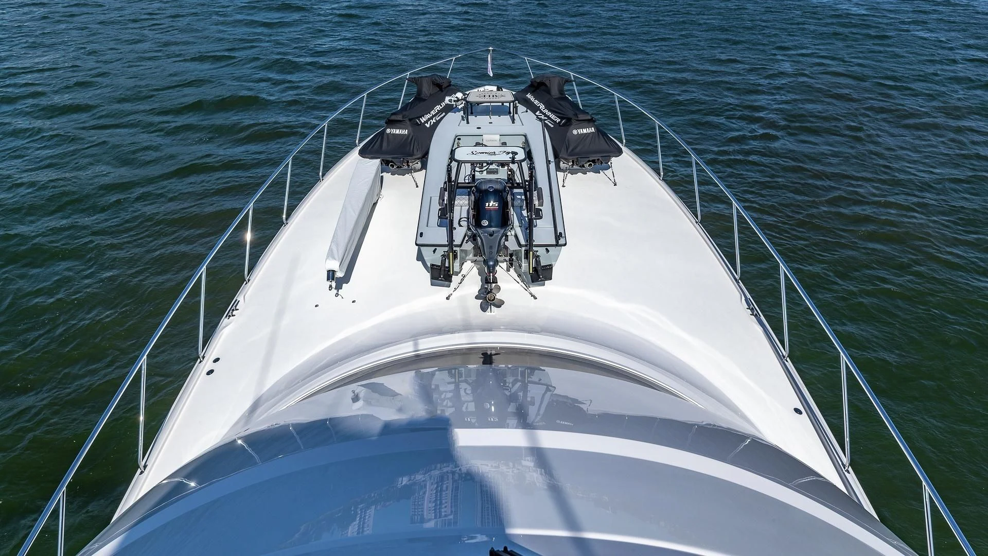 a person on a boat aboard AUSSIE RULES Yacht for Sale