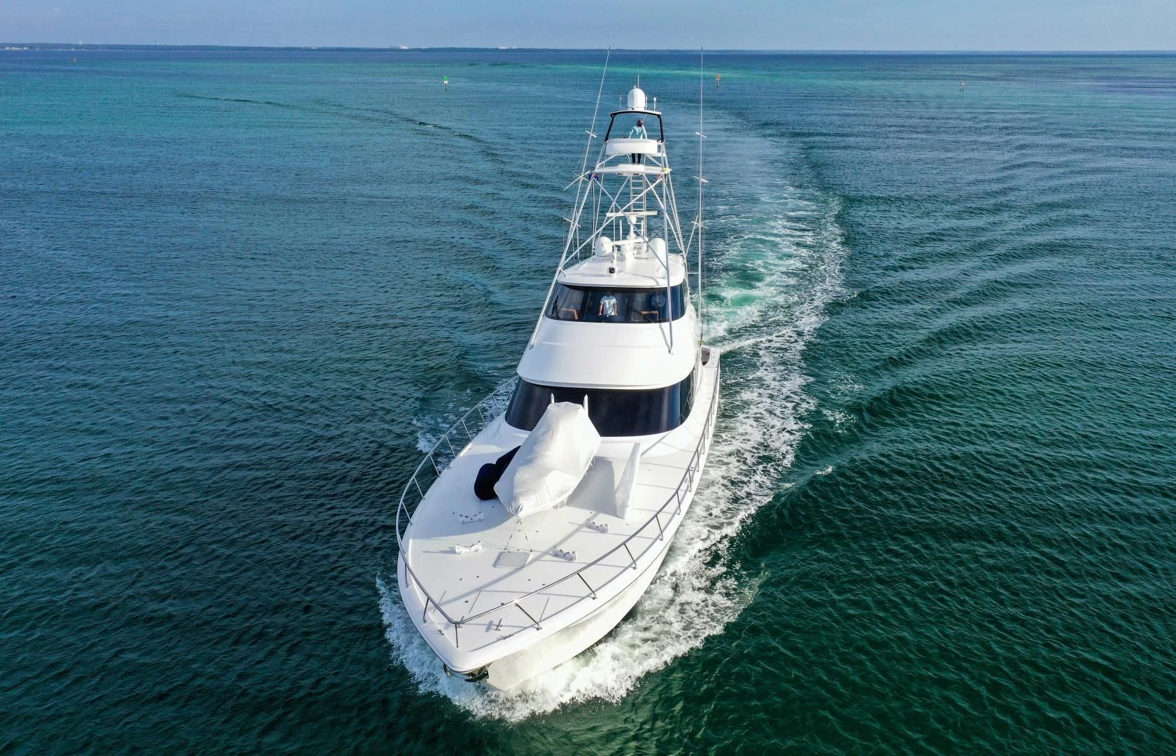 a boat in the water aboard AUSSIE RULES Yacht for Sale
