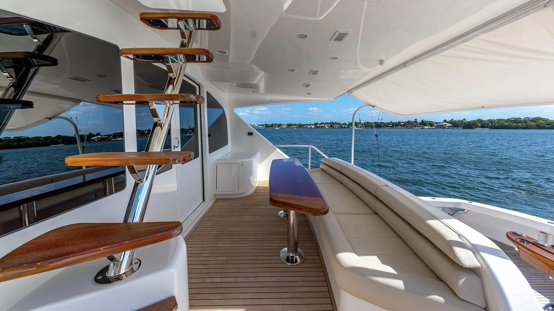 a boat on the water aboard AUSSIE RULES Yacht for Sale