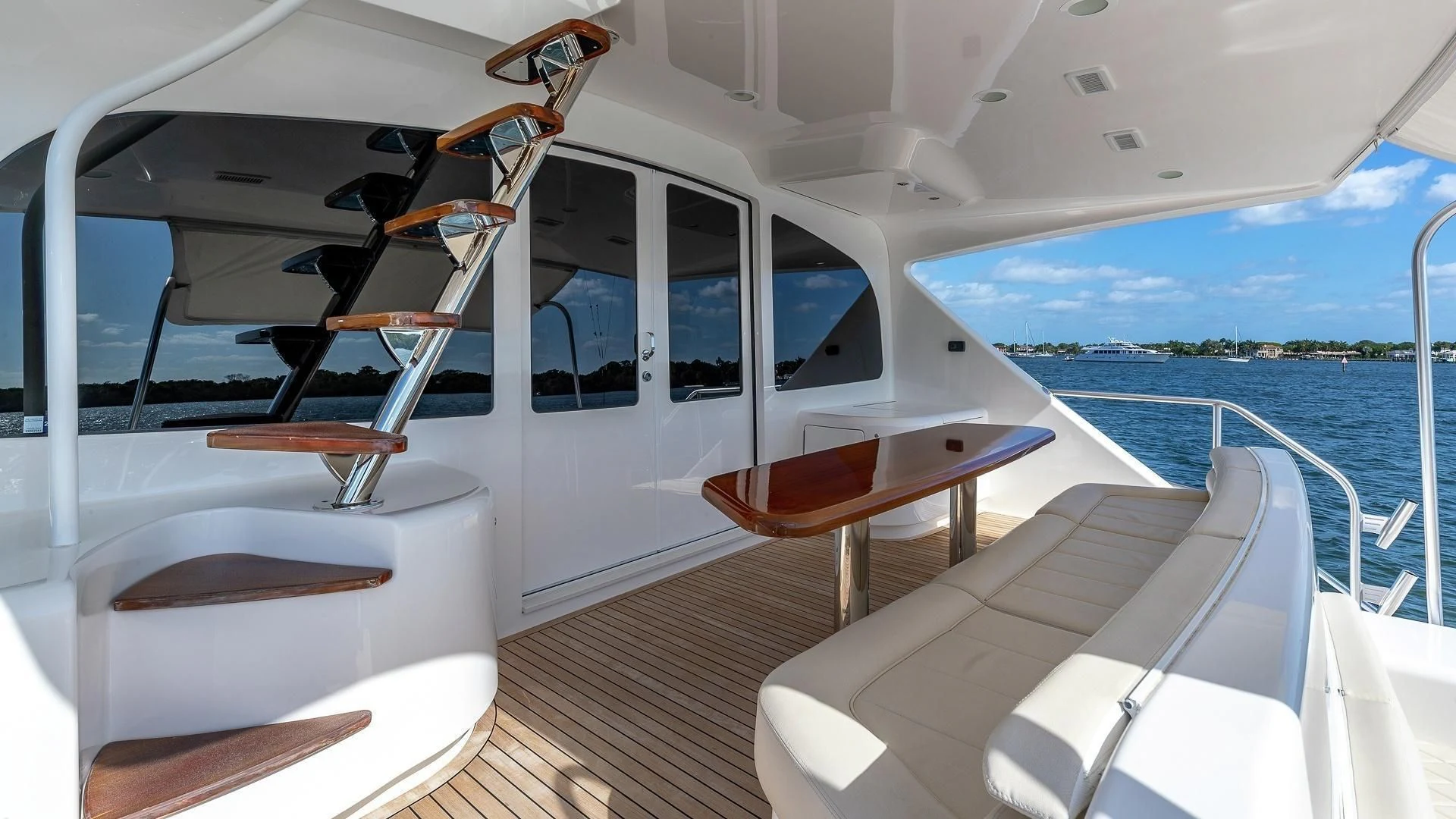 a boat on the water aboard AUSSIE RULES Yacht for Sale