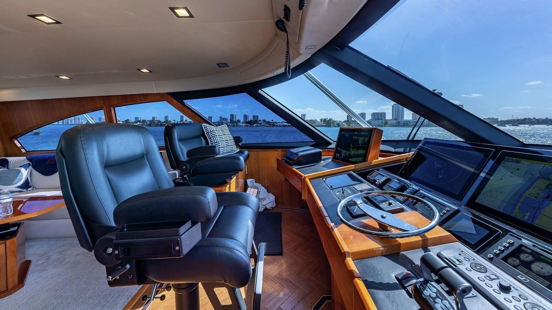 inside of a plane aboard AUSSIE RULES Yacht for Sale