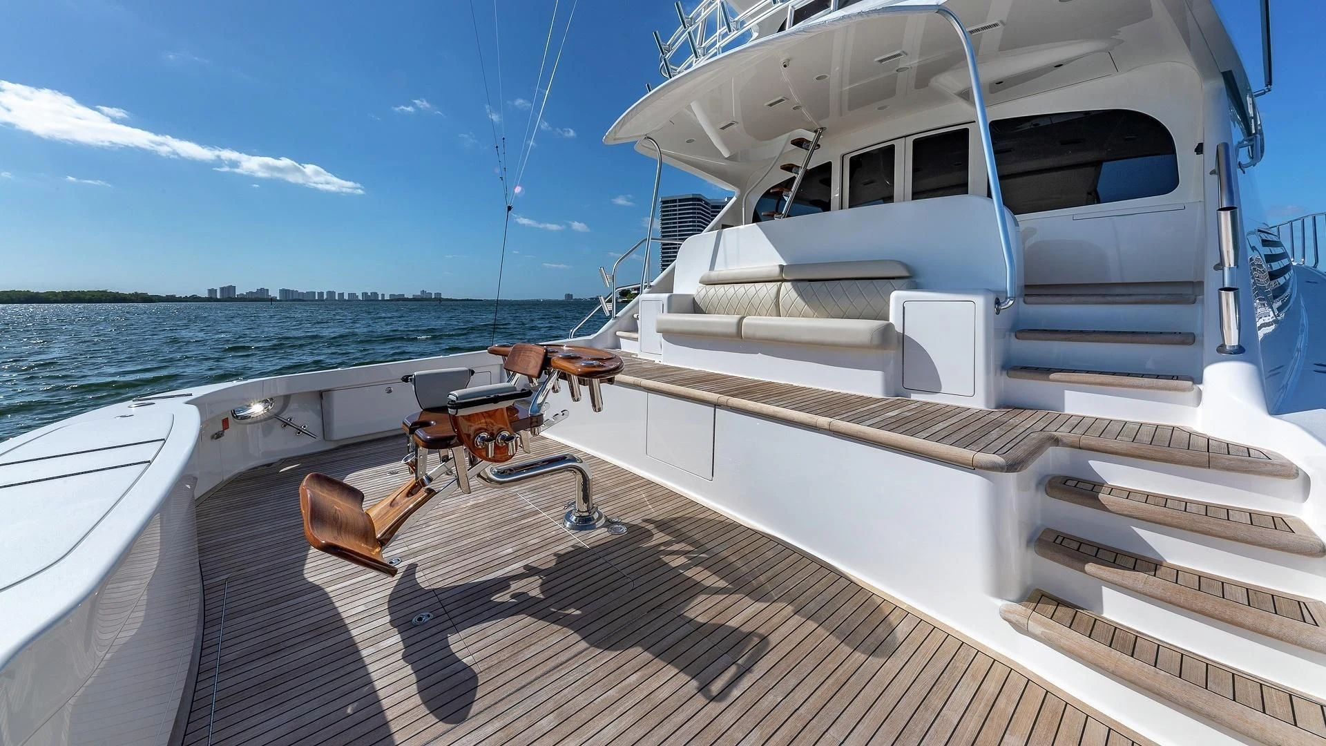 a boat on the water aboard AUSSIE RULES Yacht for Sale