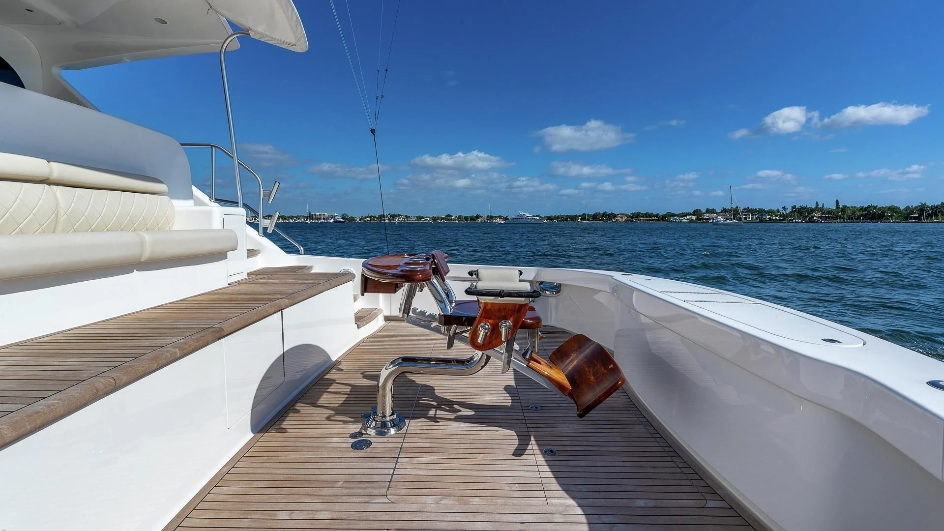 a boat on the water aboard AUSSIE RULES Yacht for Sale