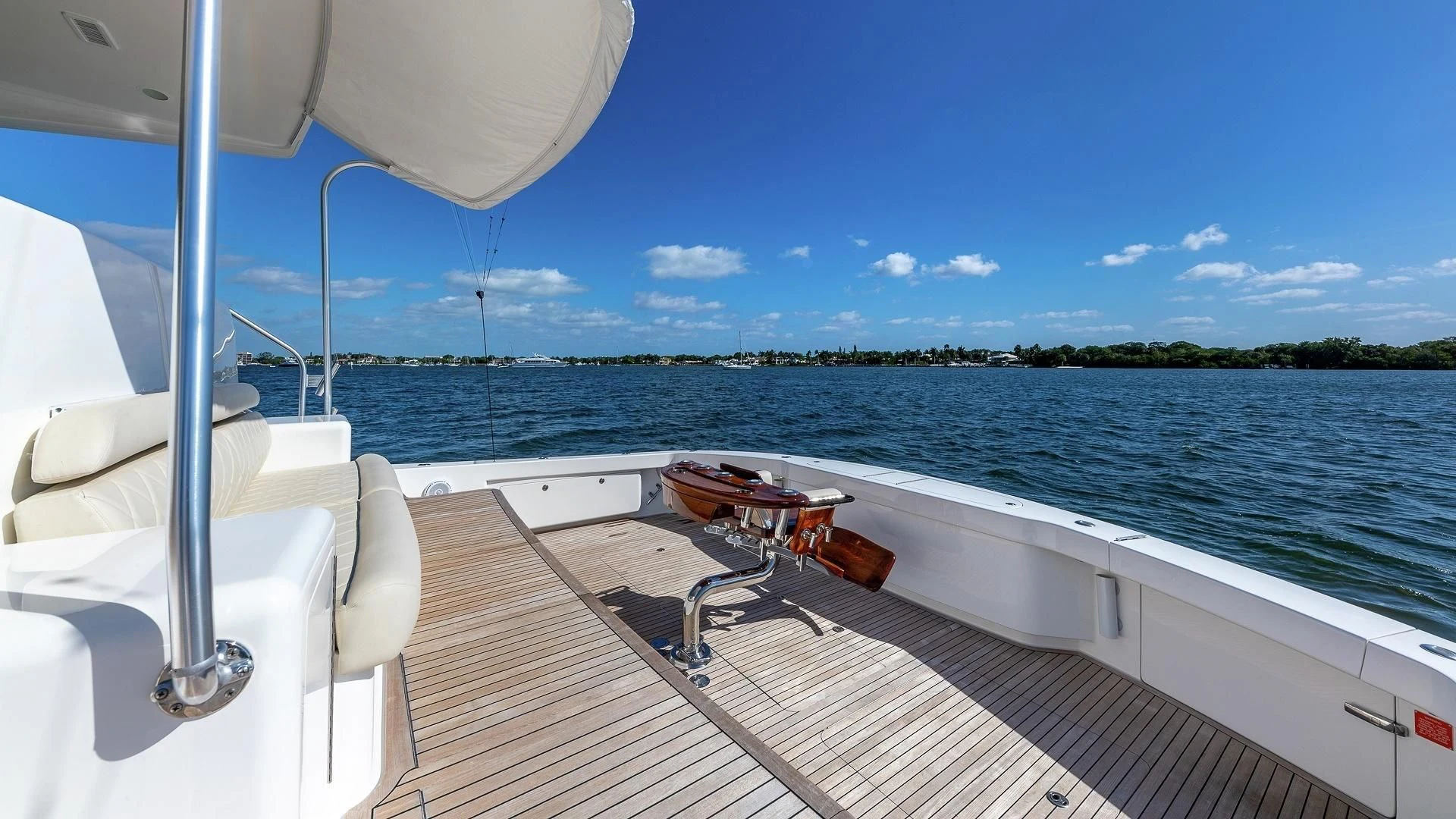 a boat on the water aboard AUSSIE RULES Yacht for Sale