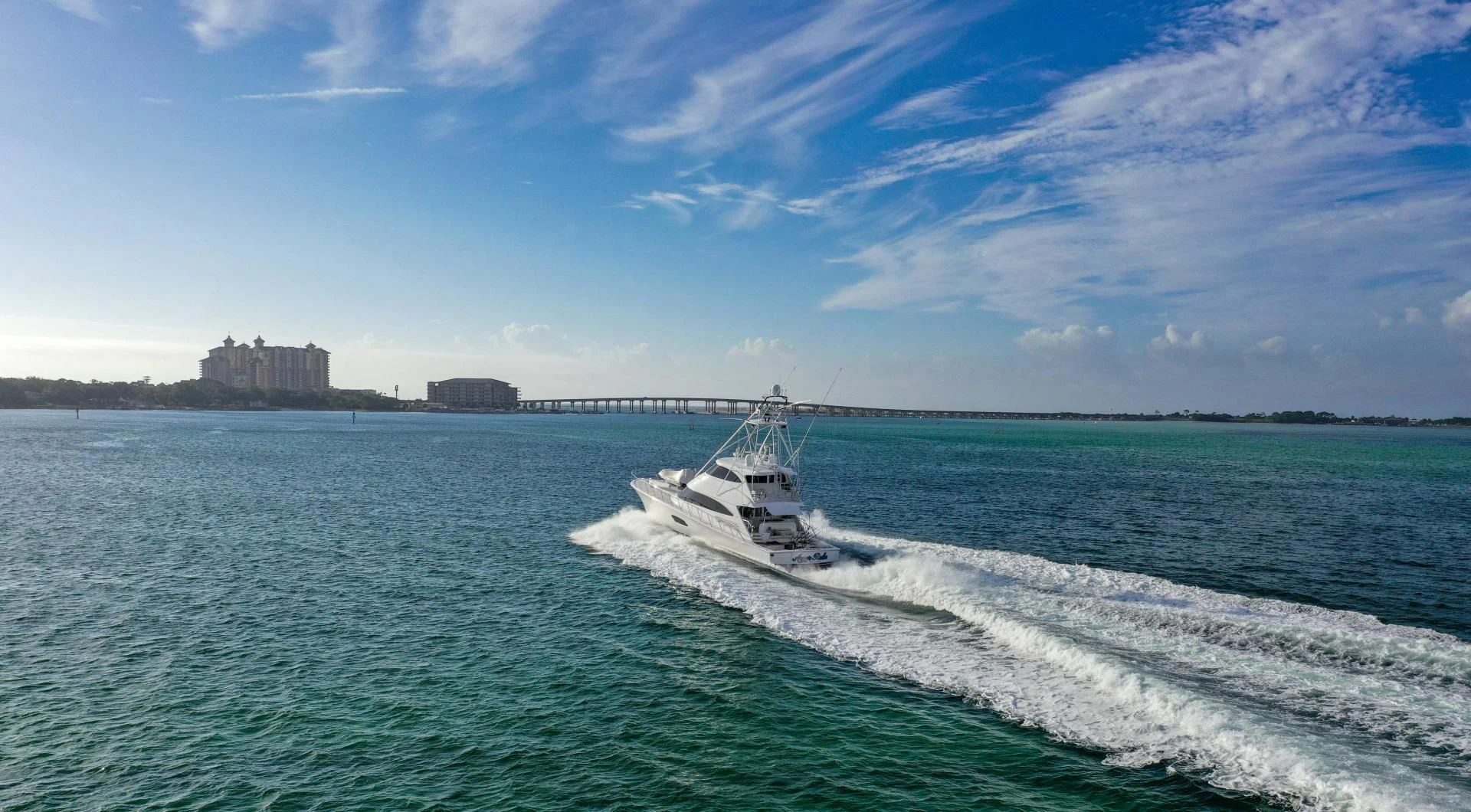 a boat in the water aboard AUSSIE RULES Yacht for Sale