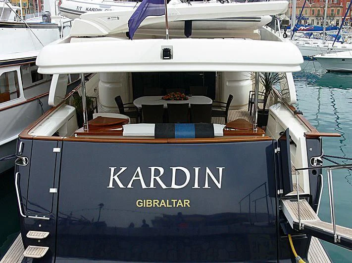 graphical user interface aboard ENA Yacht for Sale