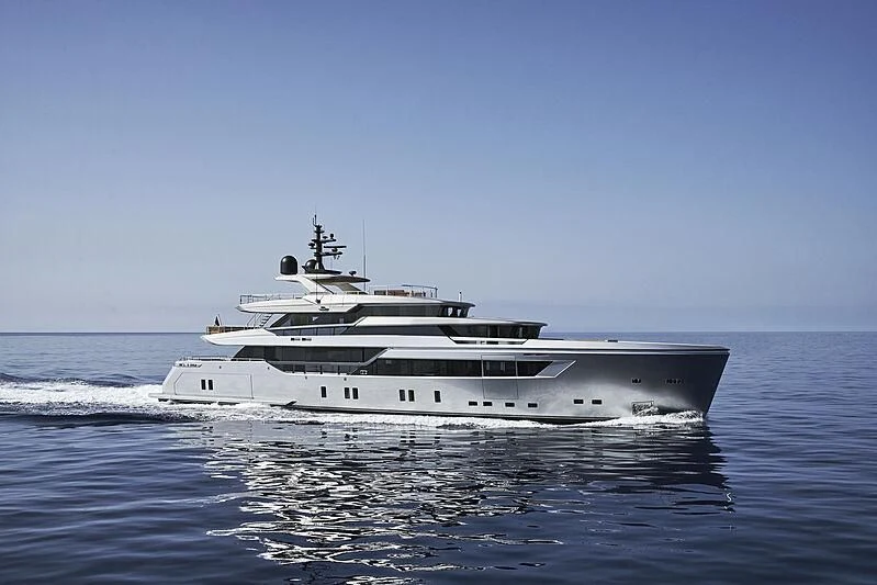 a boat in the water aboard PAIZA ONE Yacht for Sale
