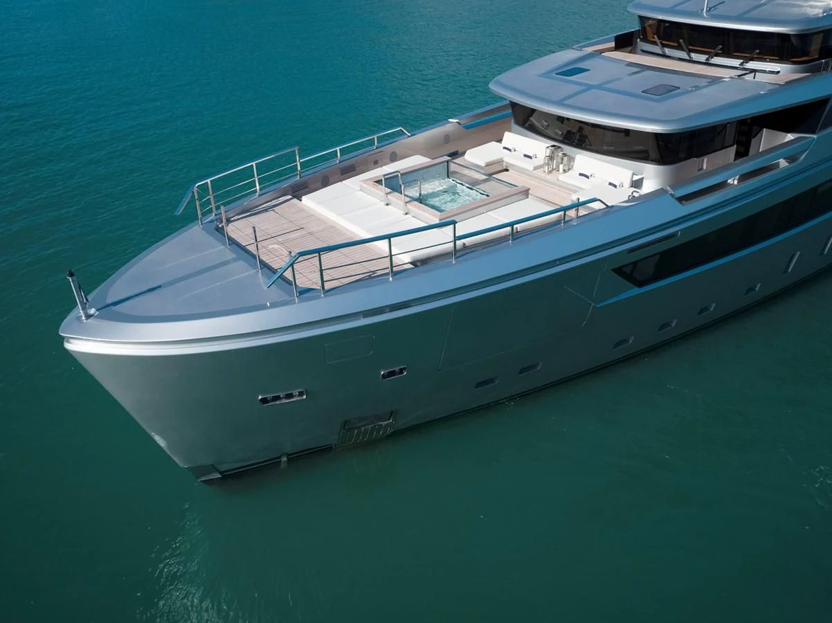 a couple of large boats in the water aboard PAIZA ONE Yacht for Sale