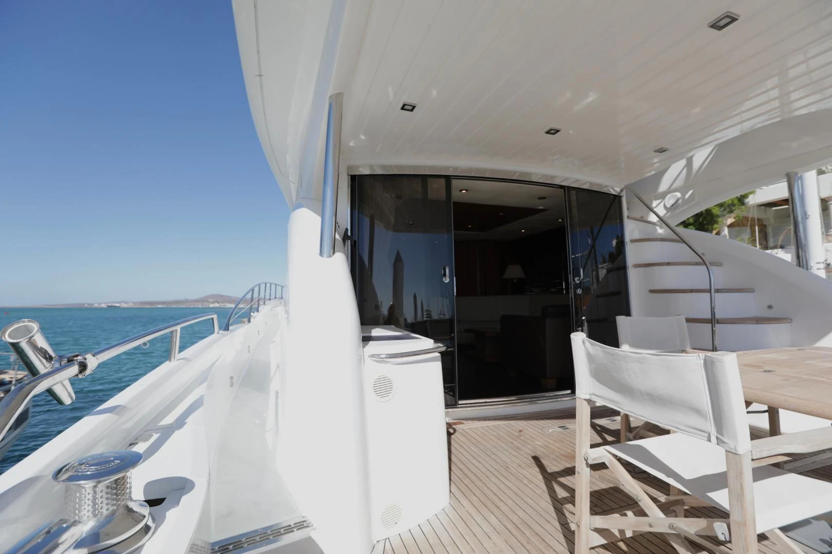 a boat on the water aboard CAPRICHO II Yacht for Sale