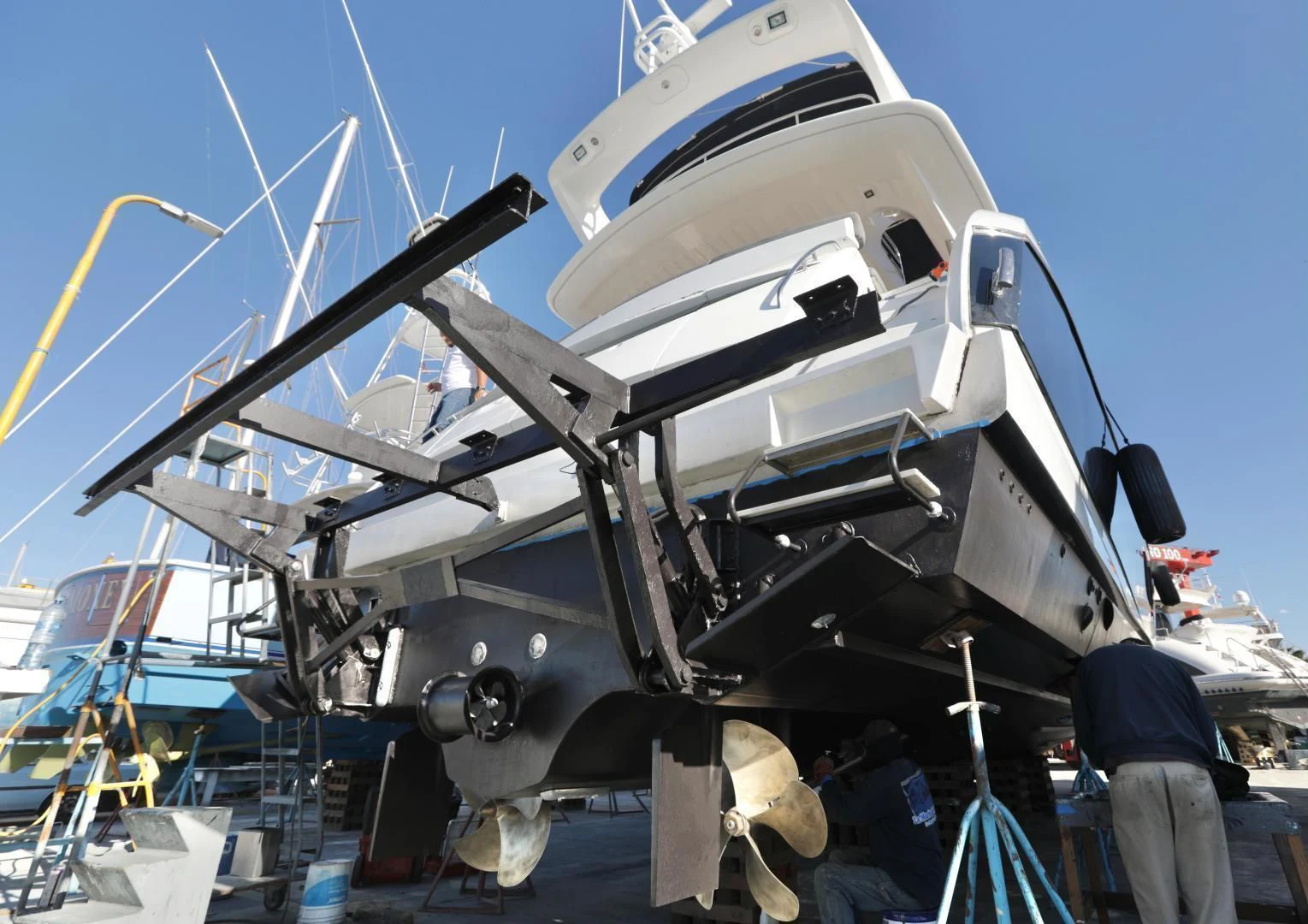 a boat on a boat aboard CAPRICHO II Yacht for Sale