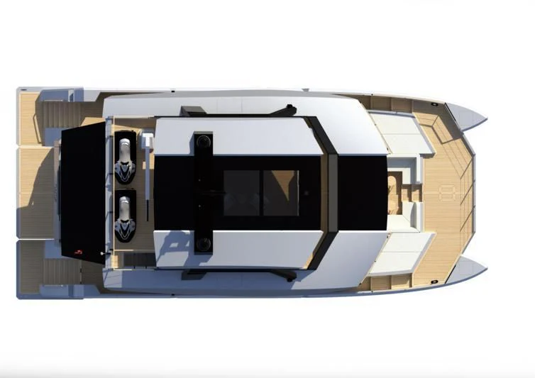 a close-up of a computer aboard SILVERCAT 24M Yacht for Sale