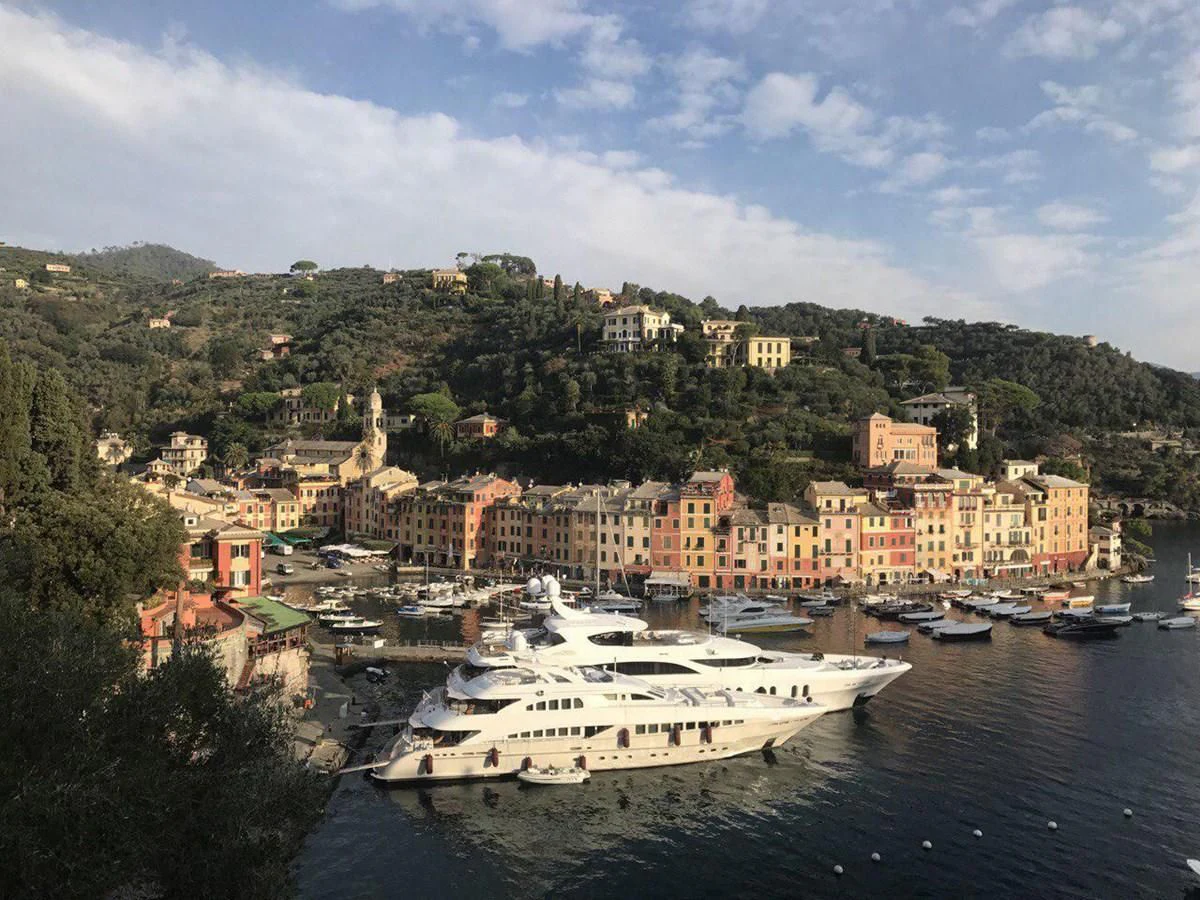a ship in the water aboard SHARKFINN Yacht for Sale