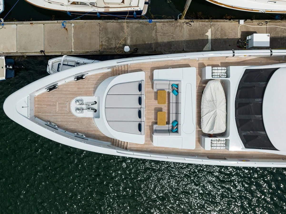 a boat on the water aboard SHARKFINN Yacht for Sale