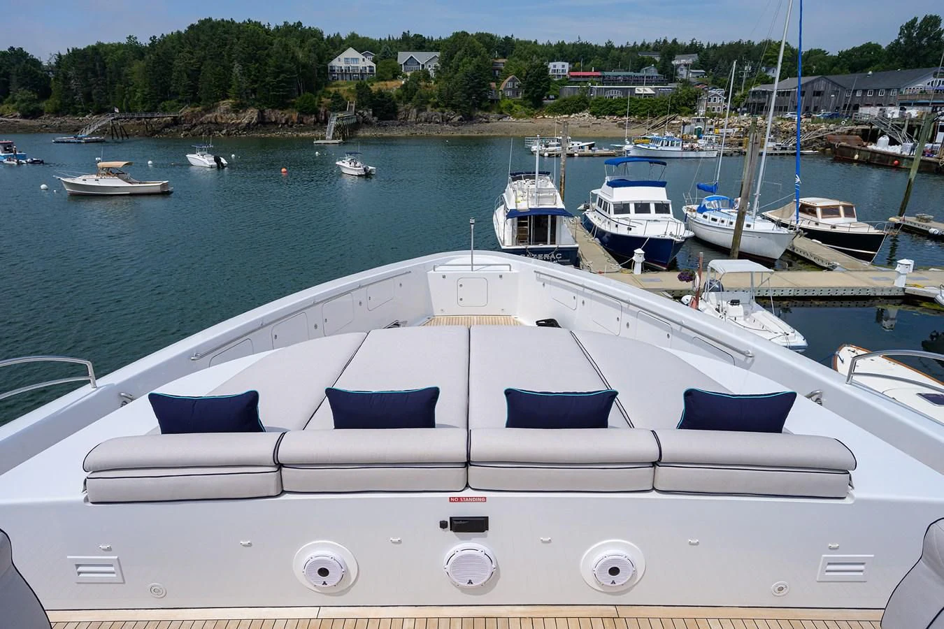 a boat in the water aboard SHARKFINN Yacht for Sale