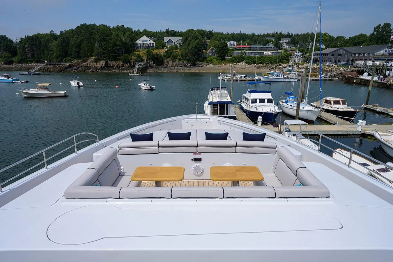 a boat in the water aboard SHARKFINN Yacht for Sale