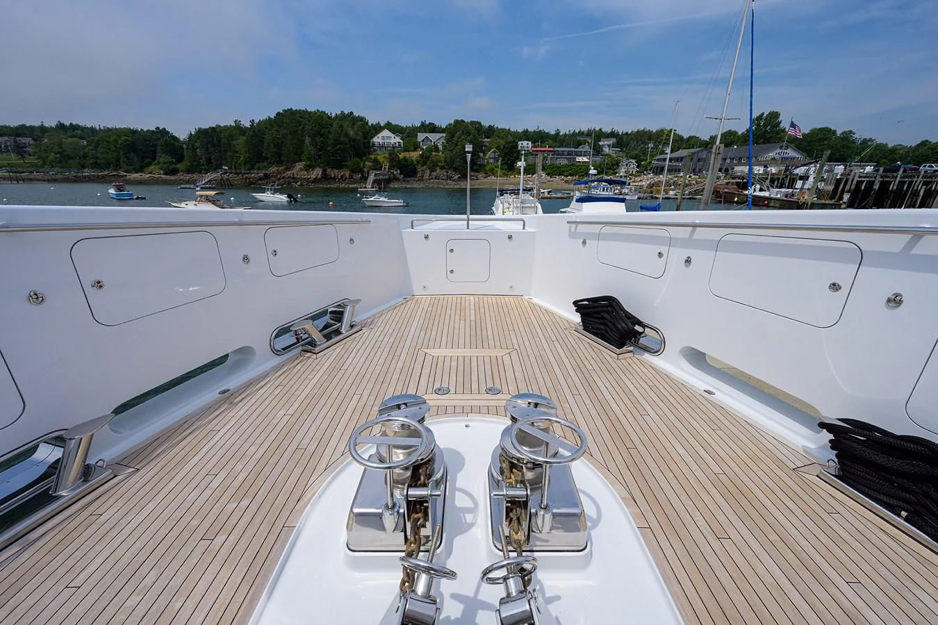 a boat on the water aboard SHARKFINN Yacht for Sale