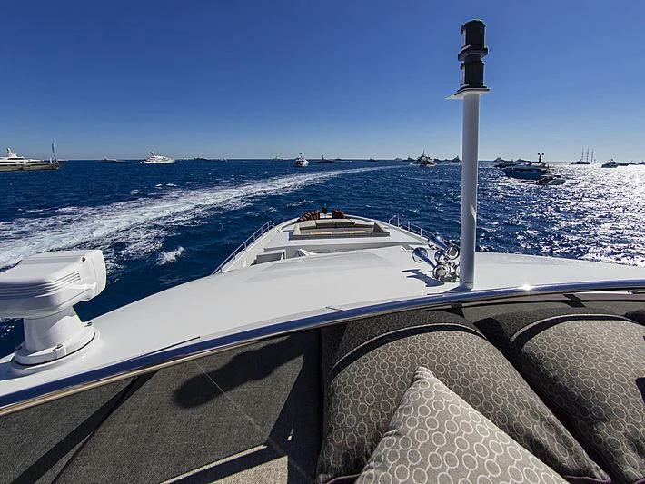 a boat on the water aboard SHARKFINN Yacht for Sale