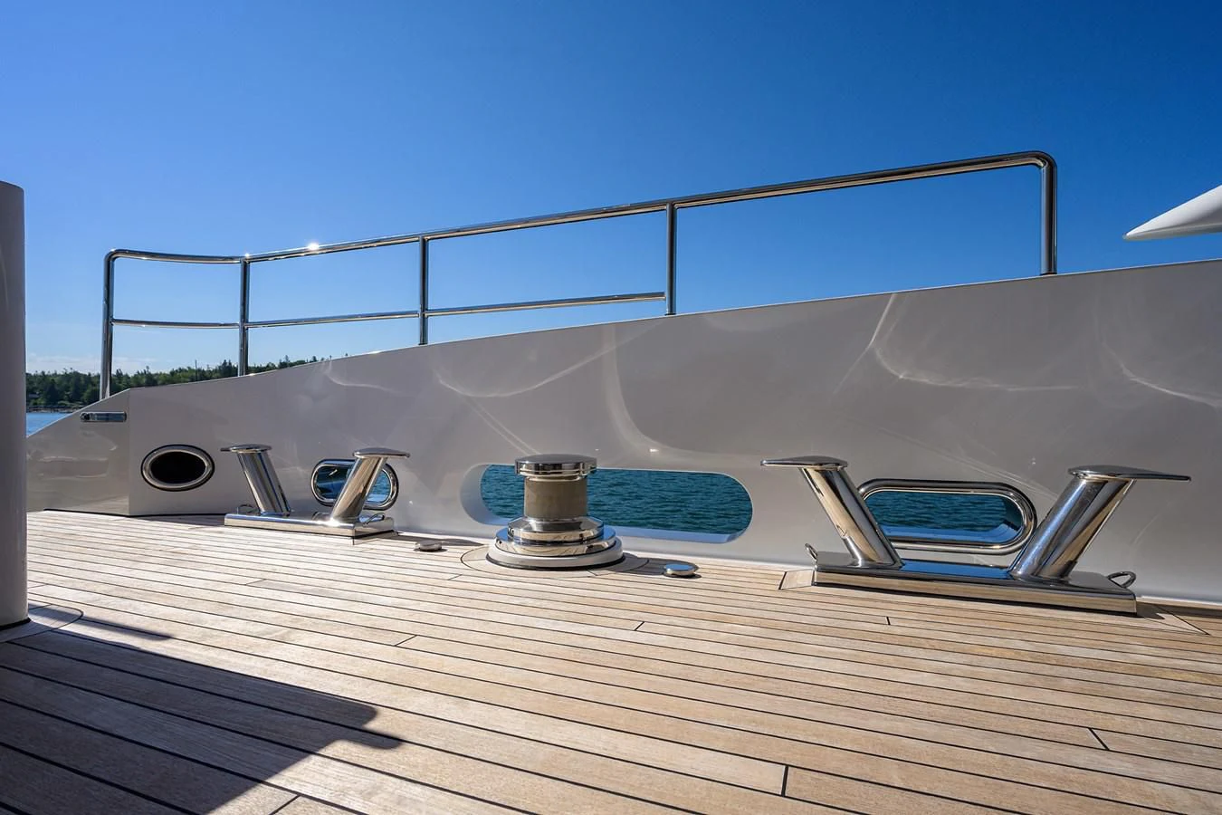 a boat on the water aboard SHARKFINN Yacht for Sale