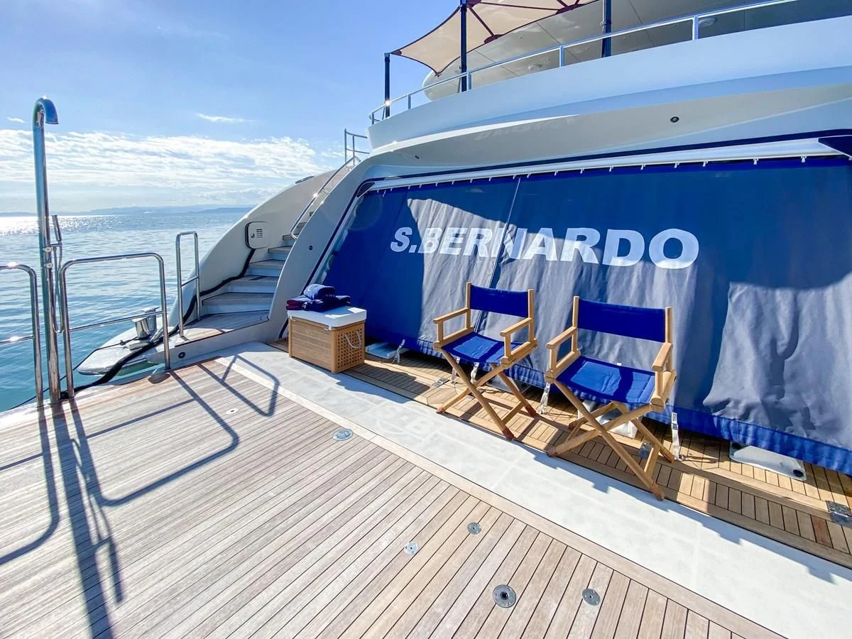 a boat on the water aboard SHARKFINN Yacht for Sale