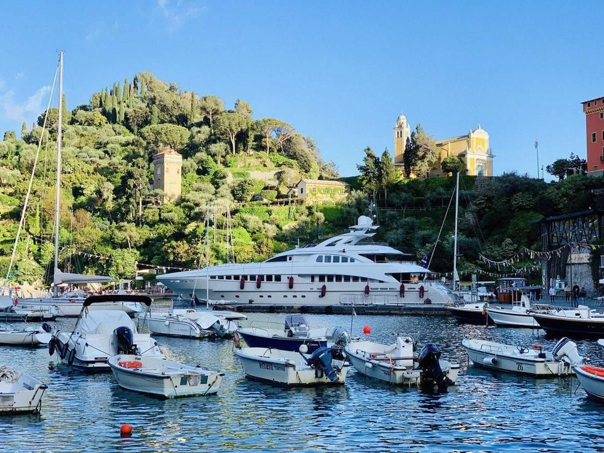 boats in the water aboard SHARKFINN Yacht for Sale