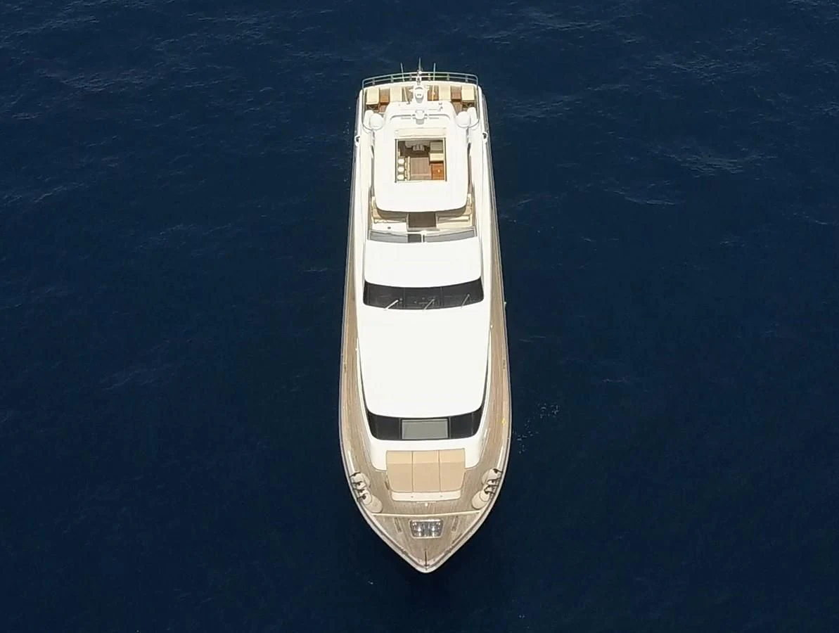 a ship in the water aboard PETRUS Yacht for Sale