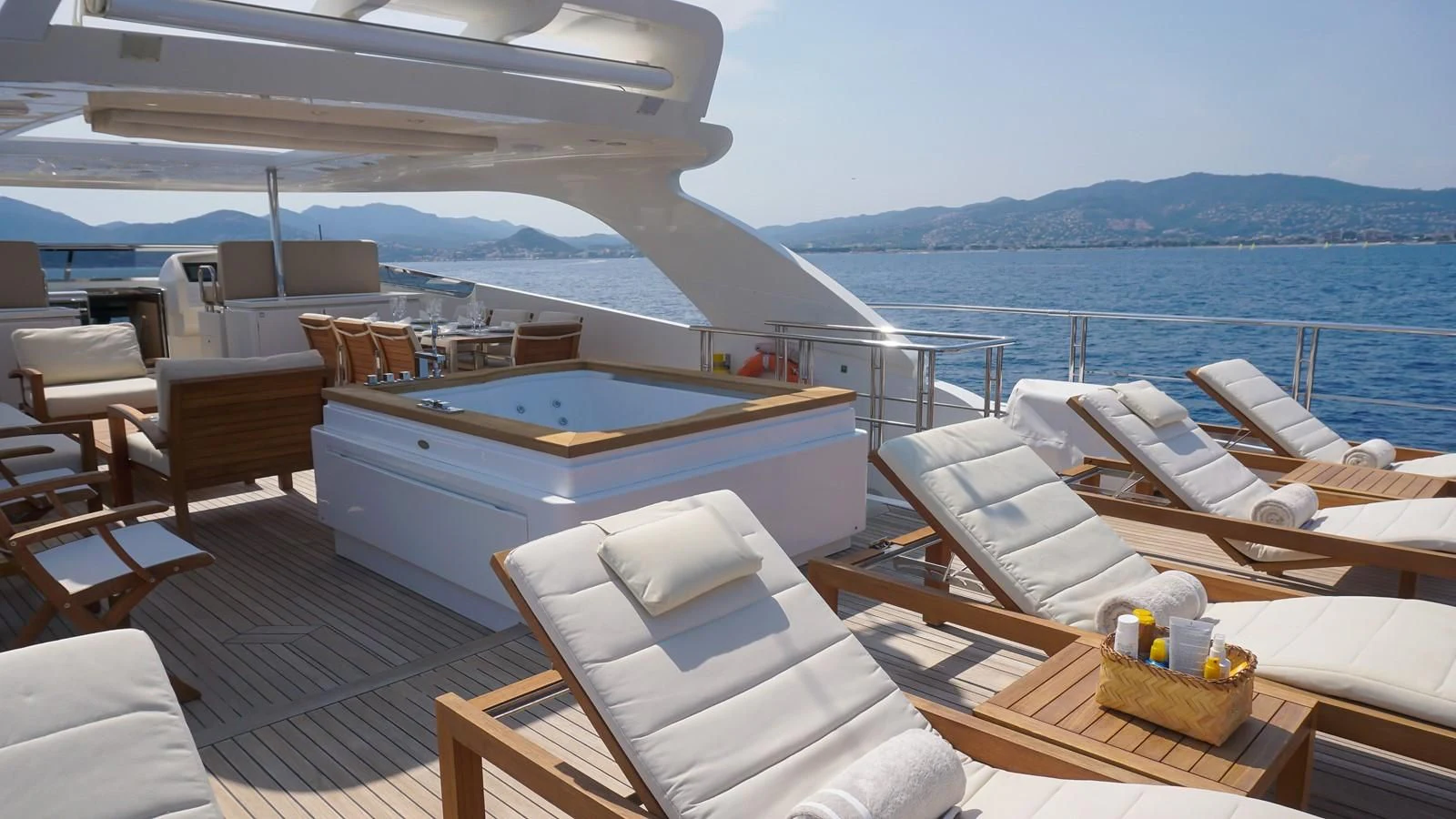 a boat on the water aboard PETRUS Yacht for Sale