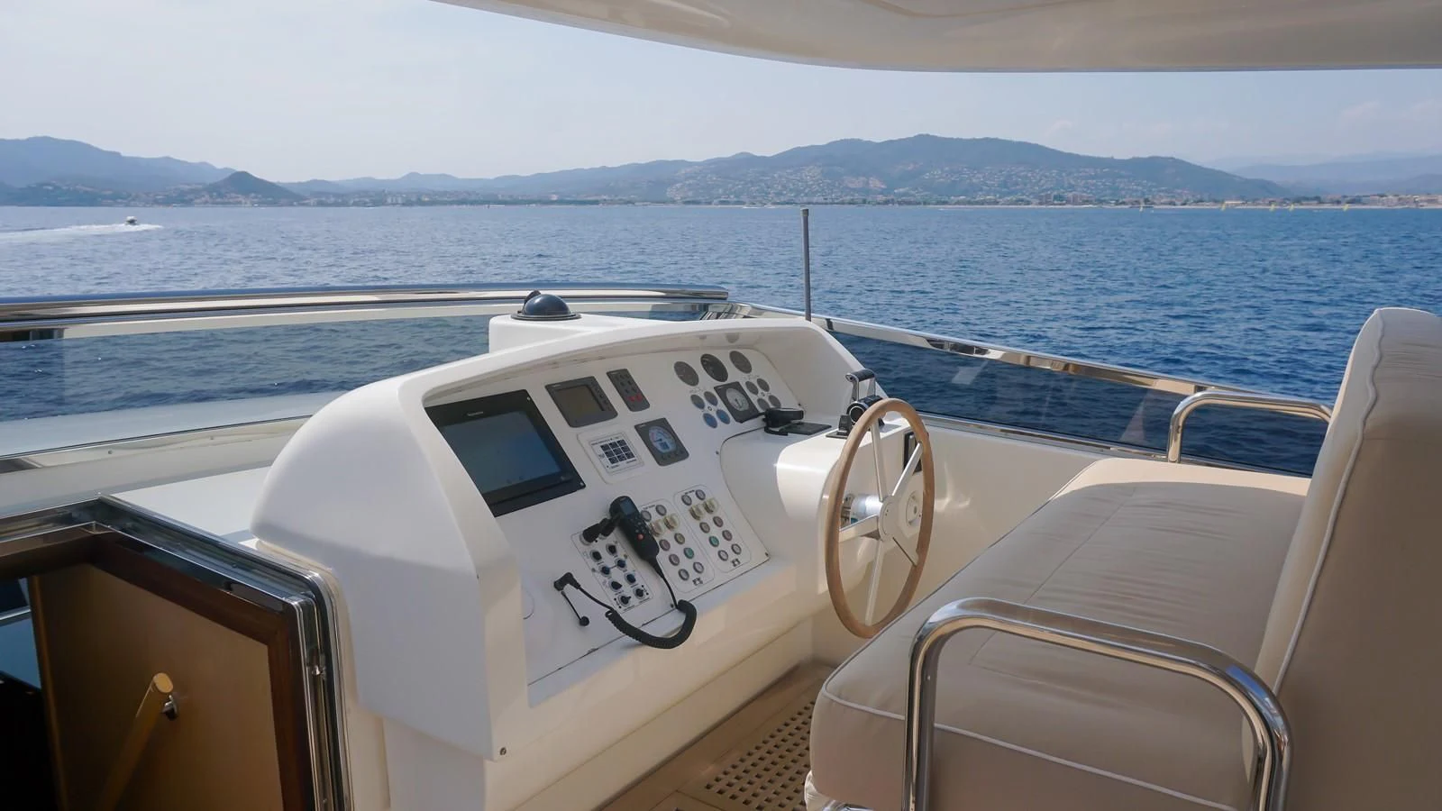 a boat on the water aboard PETRUS Yacht for Sale