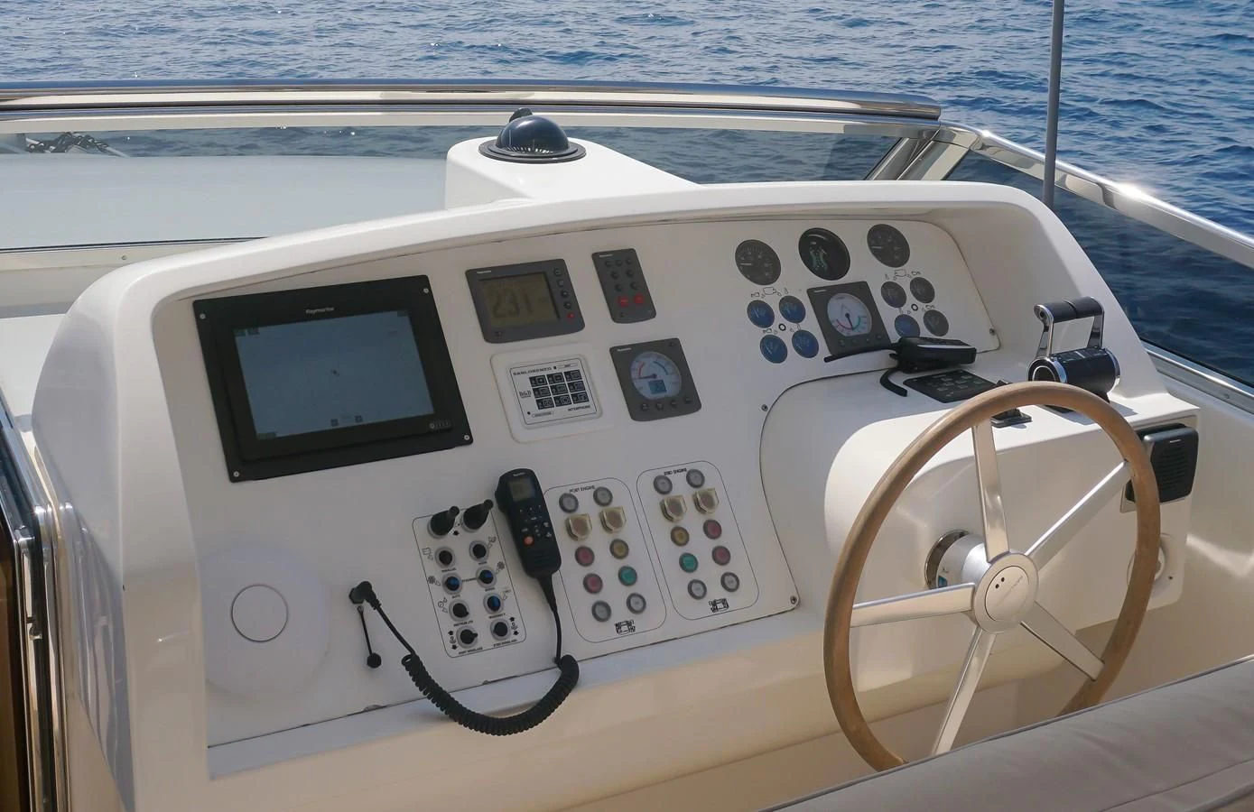 the inside of a boat aboard PETRUS Yacht for Sale