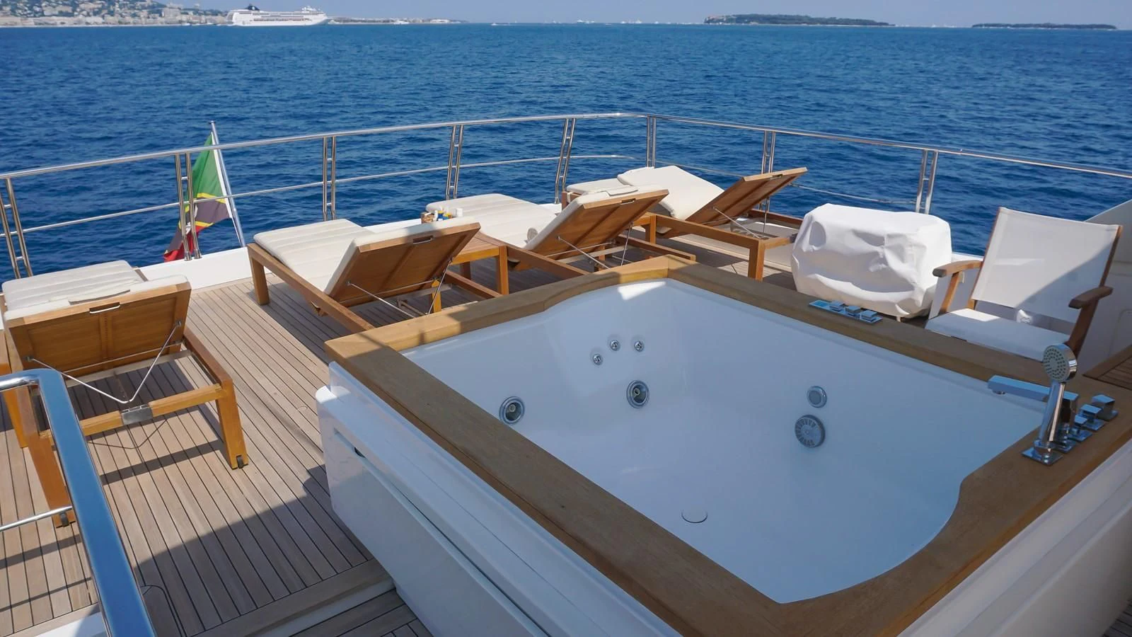 a boat on the water aboard PETRUS Yacht for Sale