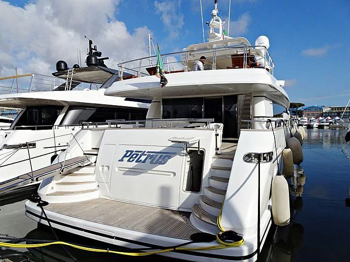 a boat on the water aboard PETRUS Yacht for Sale