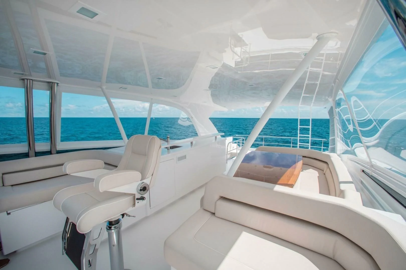 inside of a boat aboard MANA Yacht for Sale