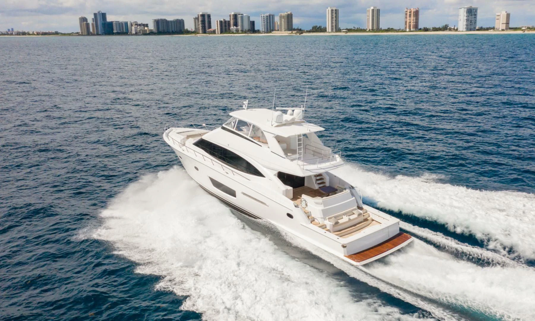 a boat on the water aboard MANA Yacht for Sale