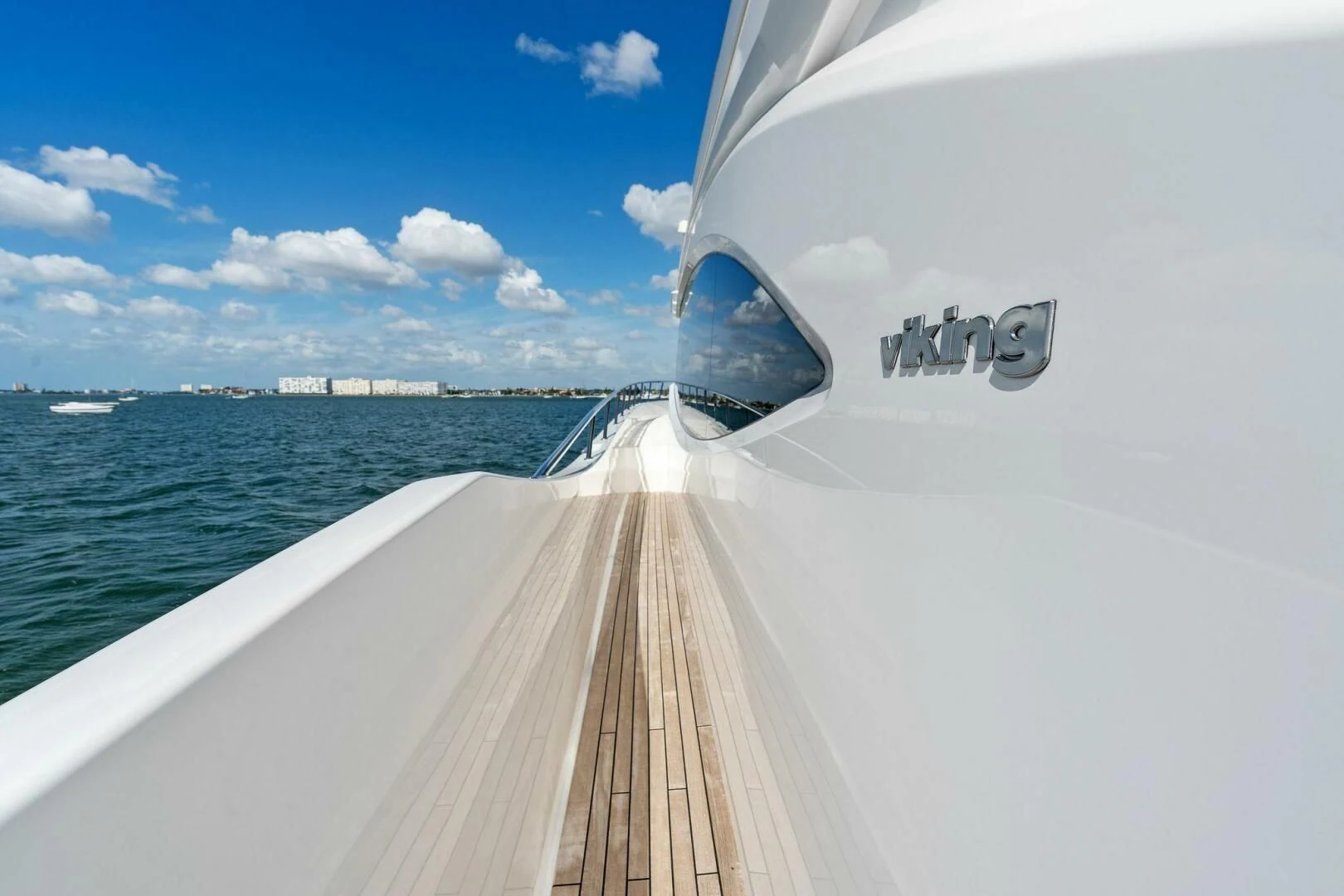 a close-up of a boat aboard MANA Yacht for Sale
