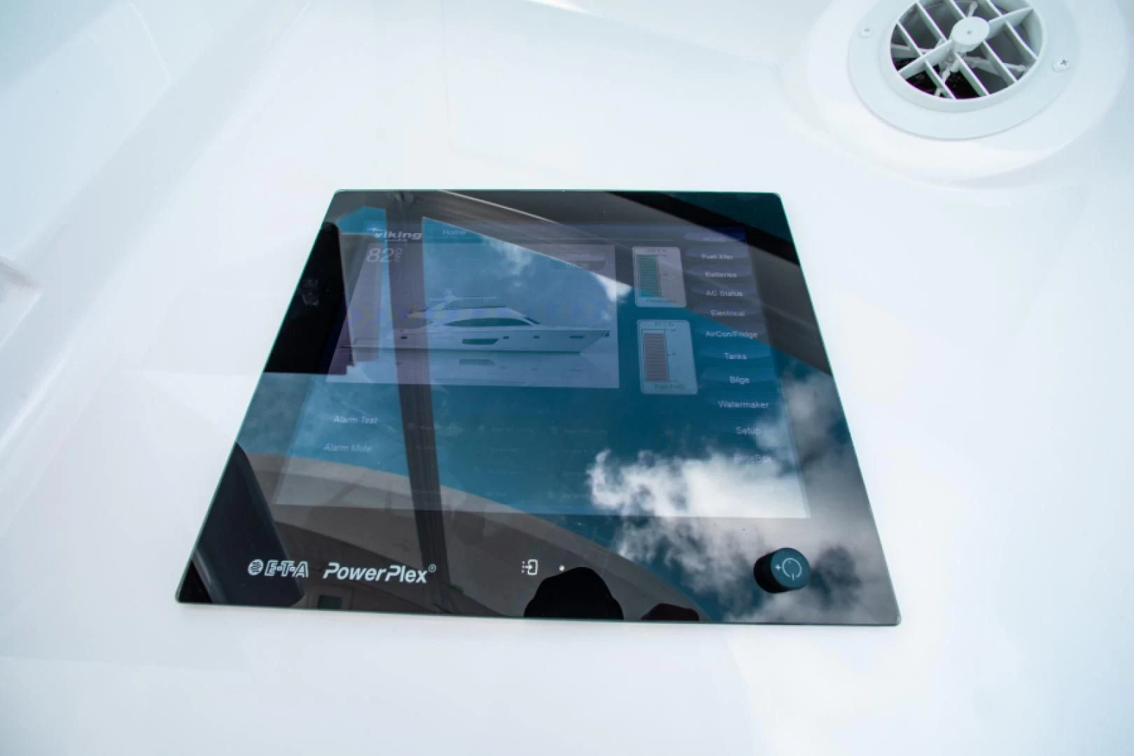 a rectangular electronic device aboard MANA Yacht for Sale