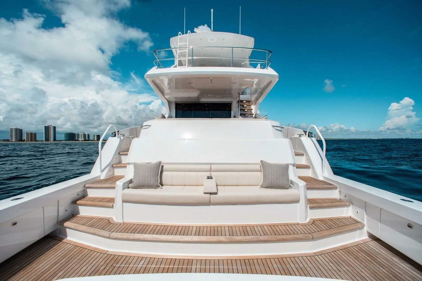 a boat on the water aboard MANA Yacht for Sale
