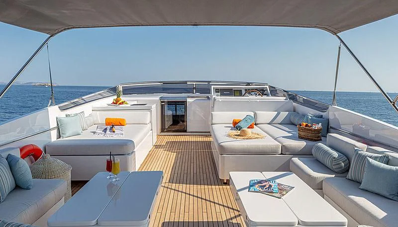 a boat on the water aboard GRACE Yacht for Sale
