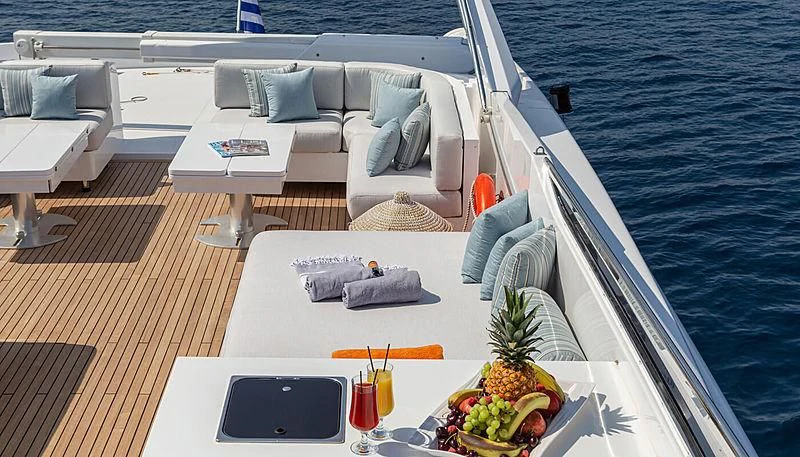 a boat on the water aboard GRACE Yacht for Sale