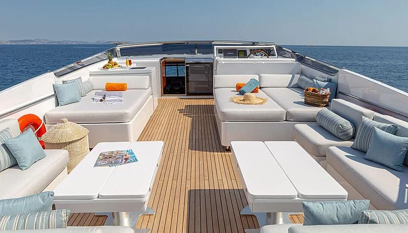 a boat on the water aboard GRACE Yacht for Sale