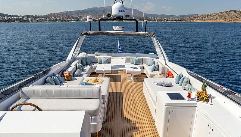 a boat on the water aboard GRACE Yacht for Sale