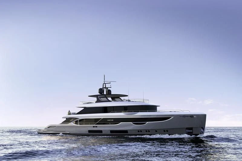 a boat in the water aboard CADA DIA Yacht for Sale