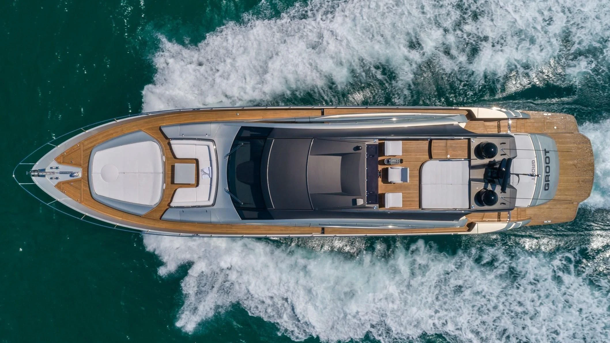 a ship in the water aboard VIXEN Yacht for Sale