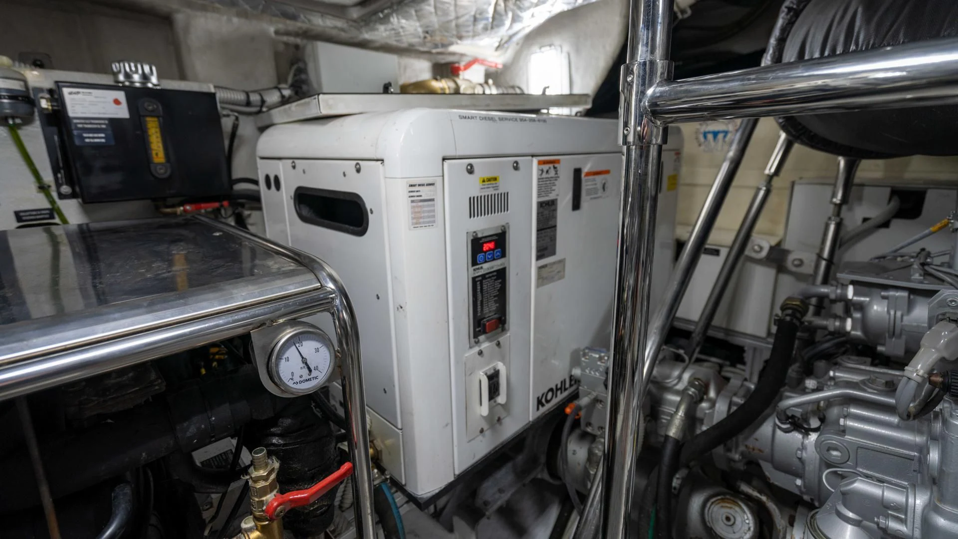 a machine with wires aboard VIXEN Yacht for Sale